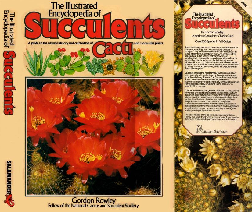 The illustrated encyclopedia of suculents by Rowley G