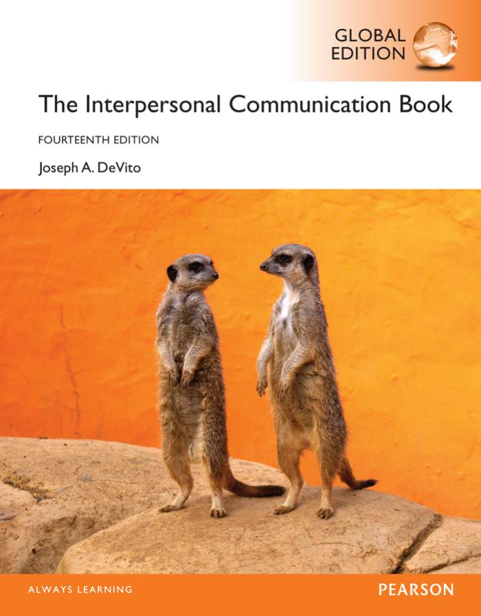 The interpersonal communication book by DeVito Joseph A