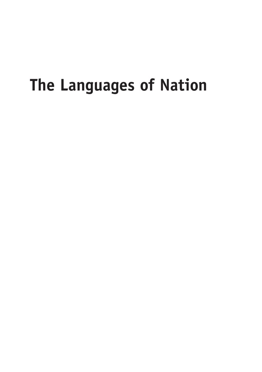 The languages of nation : attitudes and norms by Carol Percy; Mary Catherine Davidson