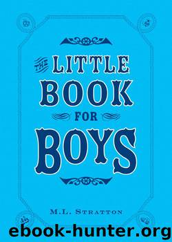 The little Book for Boys by M. L. Stratton