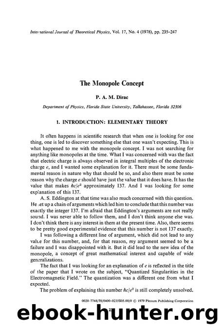 The monopole concept by The Monopole Concept (1978)