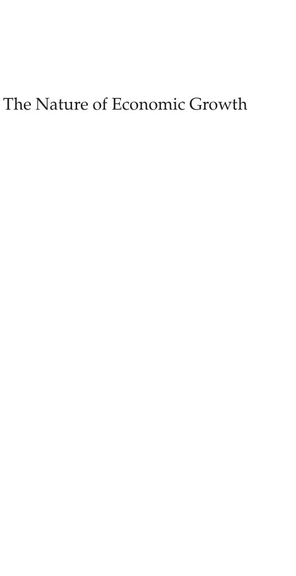 The nature of economic growth : an alternative framework for understanding the performance of nations by A P Thirlwall