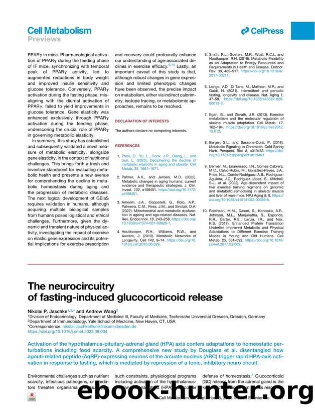 The neurocircuitry of fasting-induced glucocorticoid release by Nikolai P. Jaschke & Andrew Wang