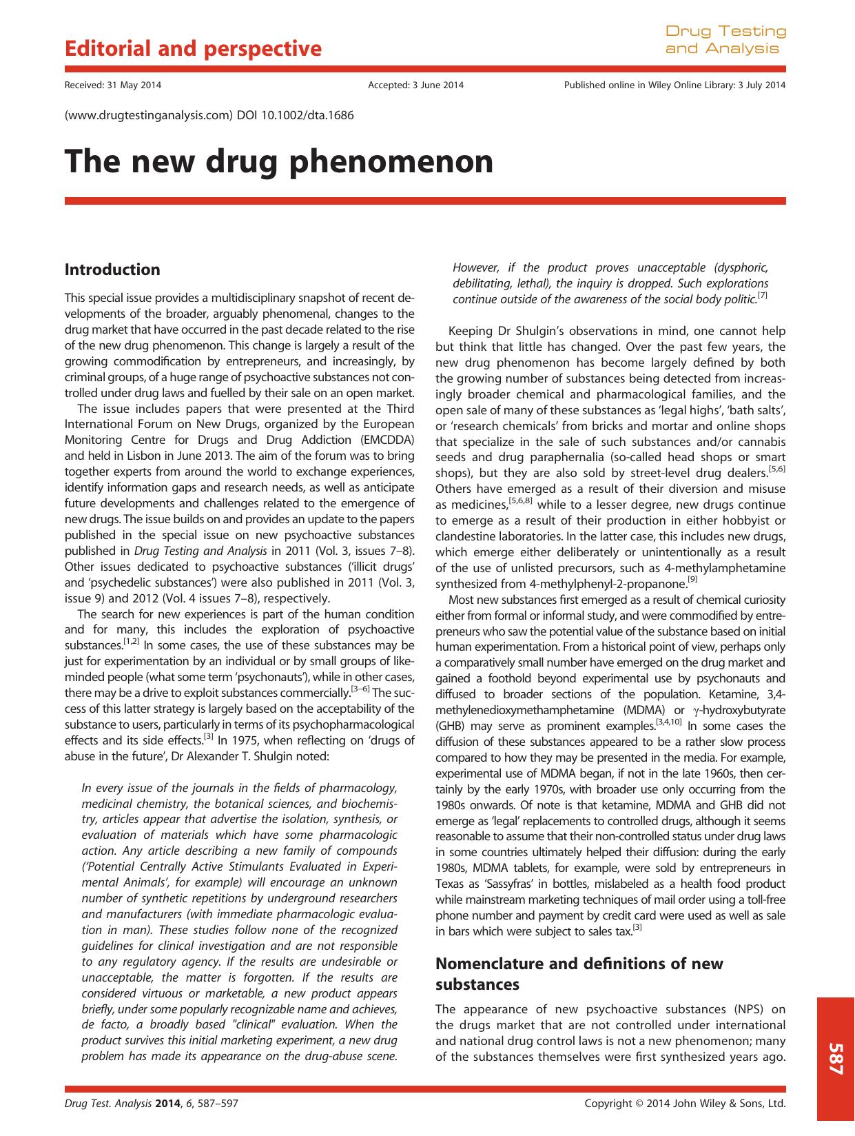 The new drug phenomenon by Unknown