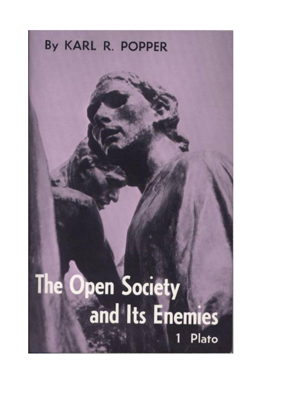 The open society and its enemies. 1, The spell of Plato by Popper Karl Raimund