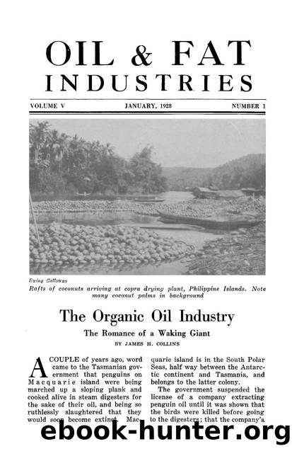The organic oil industry by Unknown