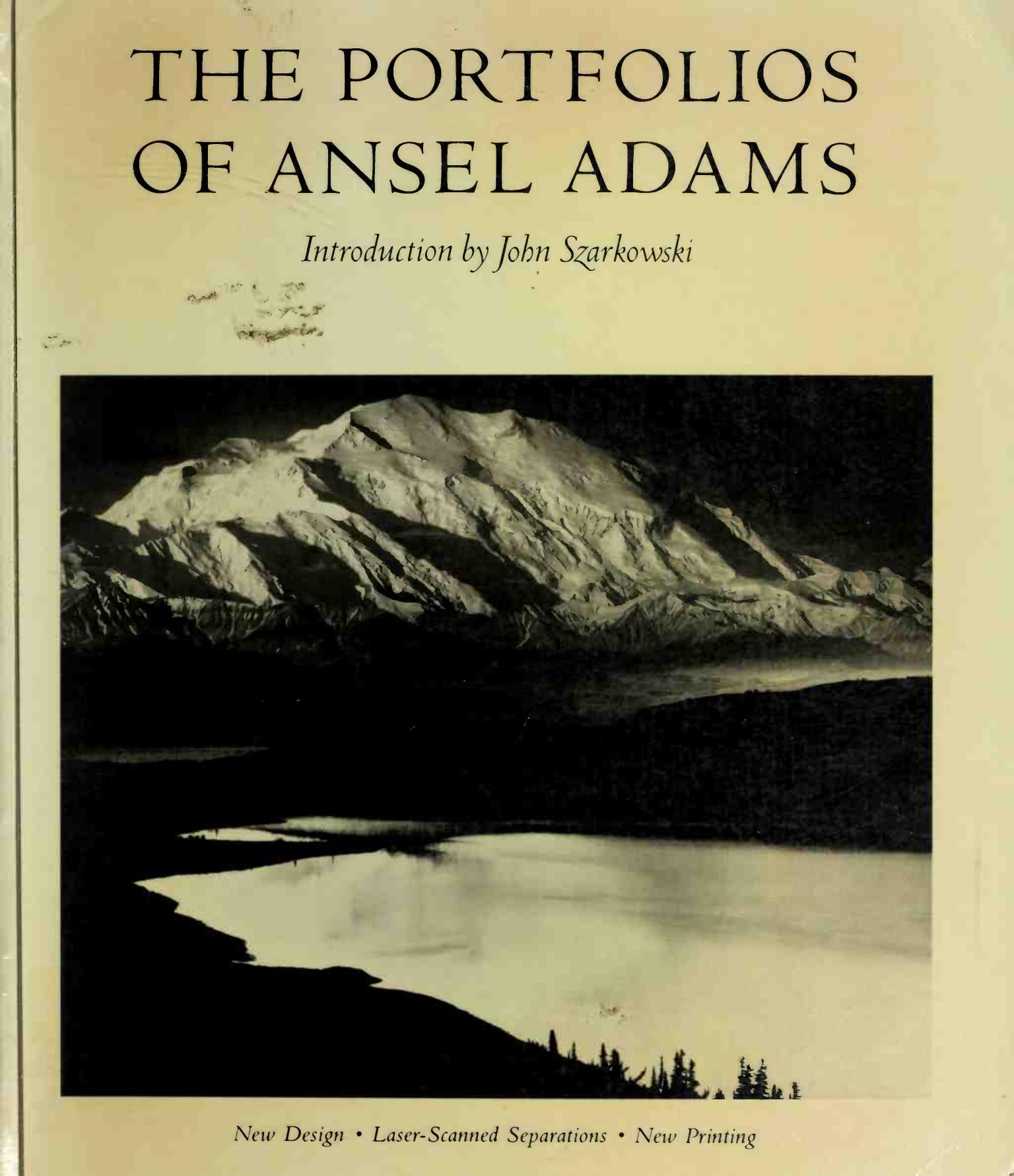 The portfolios of Ansel Adams by Adams Ansel 1902-