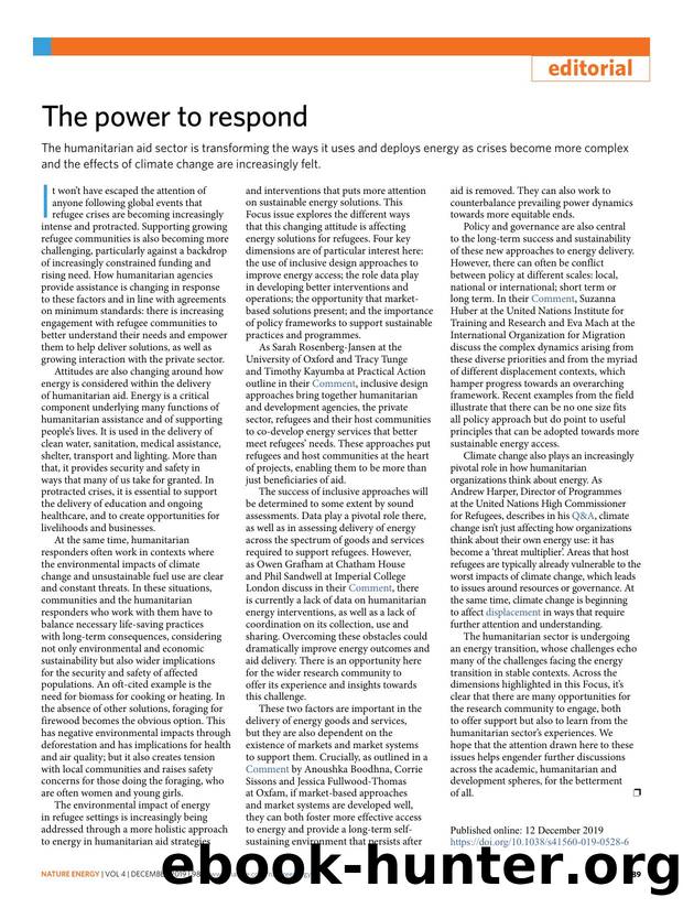 The power to respond by Unknown