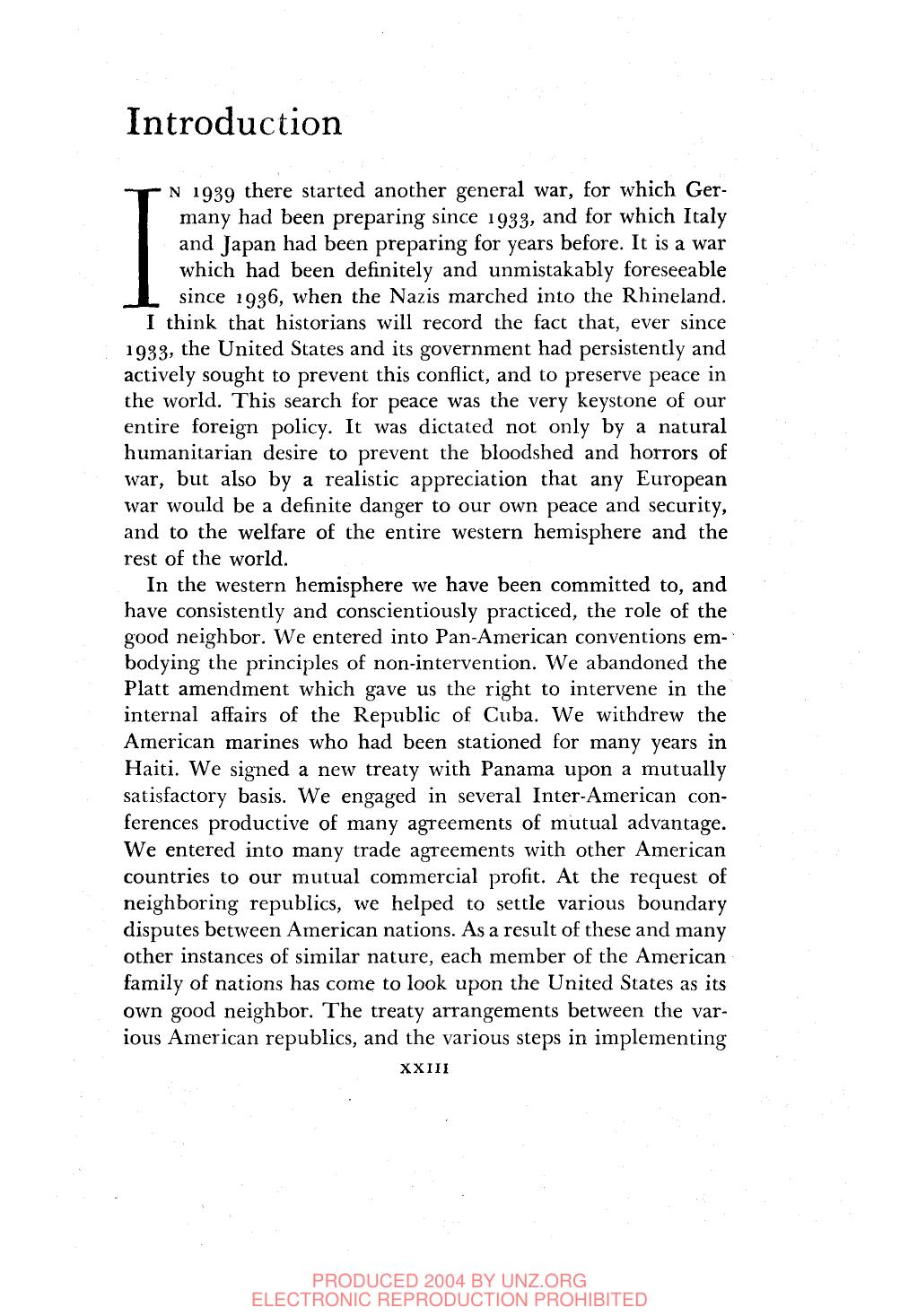 The public papers and addresses of Franklin D. Roosevelt. 1939 volume, War-and neutrality. by coll