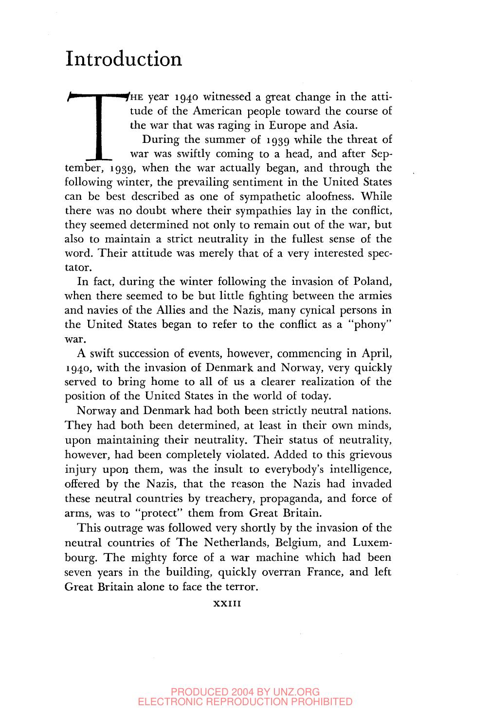 The public papers and addresses of Franklin D. Roosevelt. 1940 volume, War-and aid to democracies. by coll