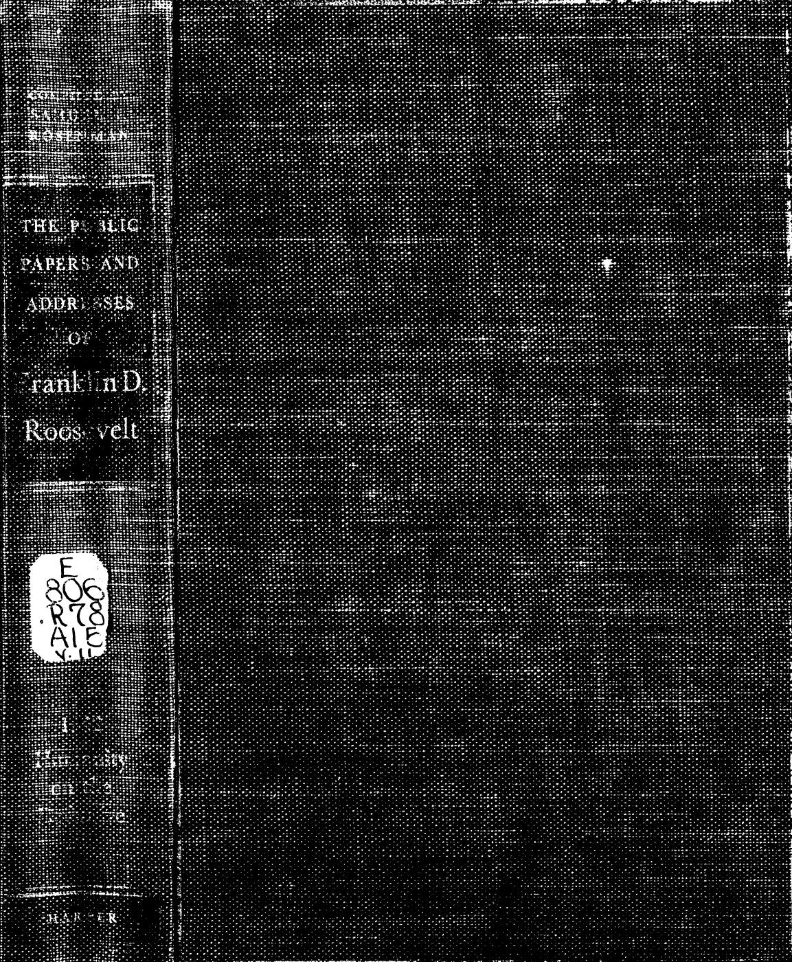 The public papers and addresses of Franklin D. Roosevelt. 1942 volume, Humanity on the defensive. by coll