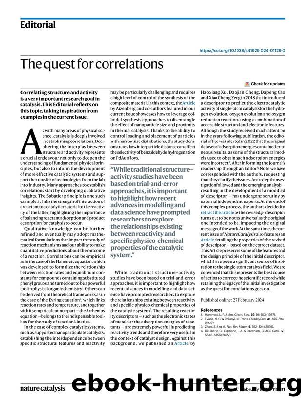 The quest for correlations by Unknown