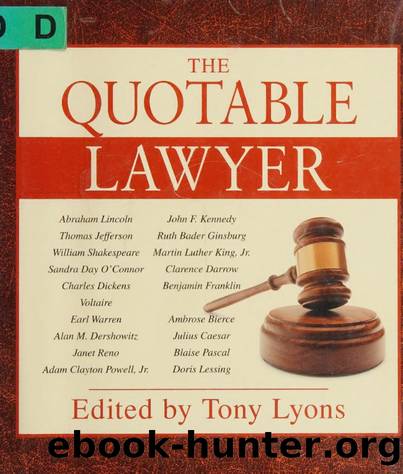 The quotable lawyer by Unknown