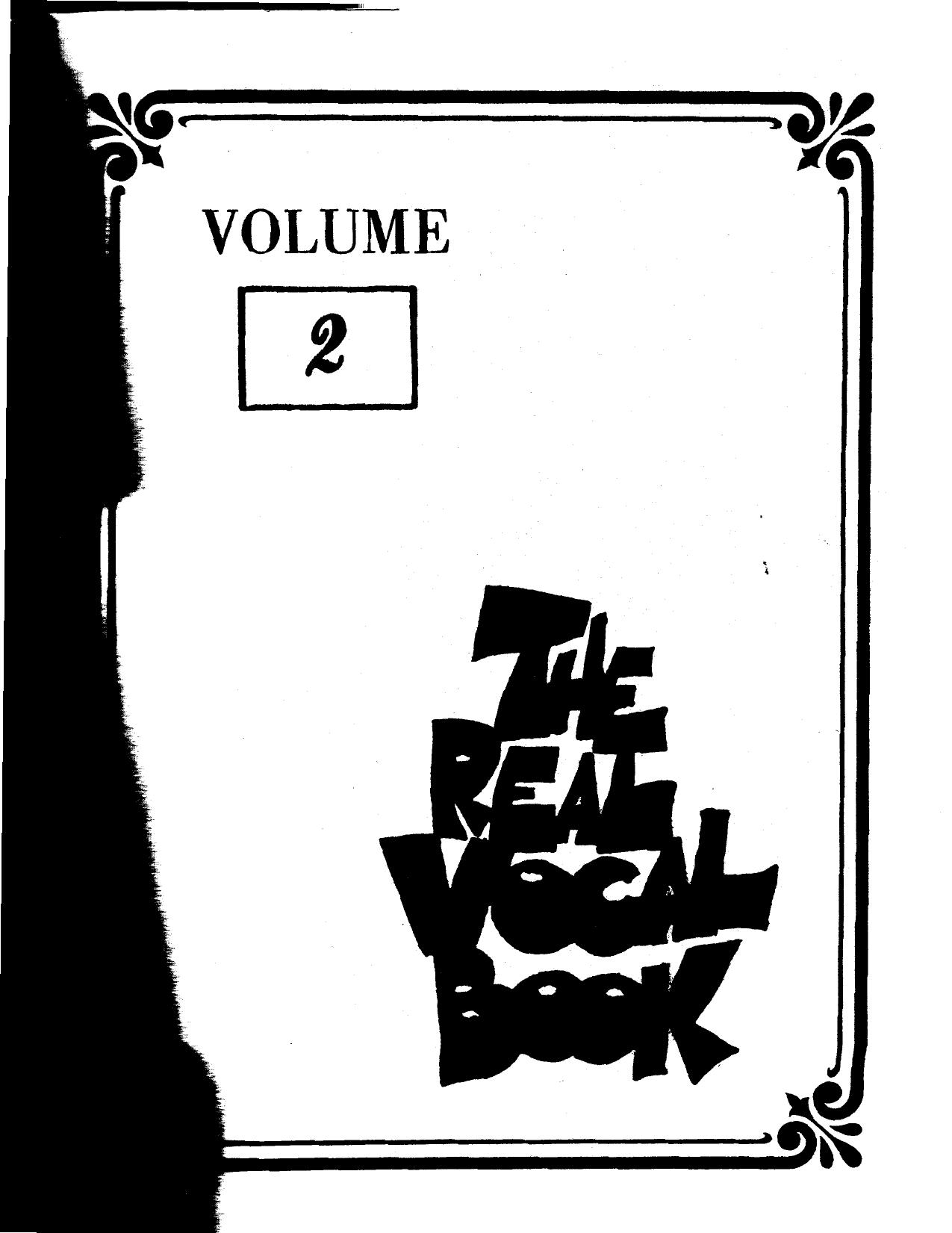 The real vocal book vol.2 by Unknown