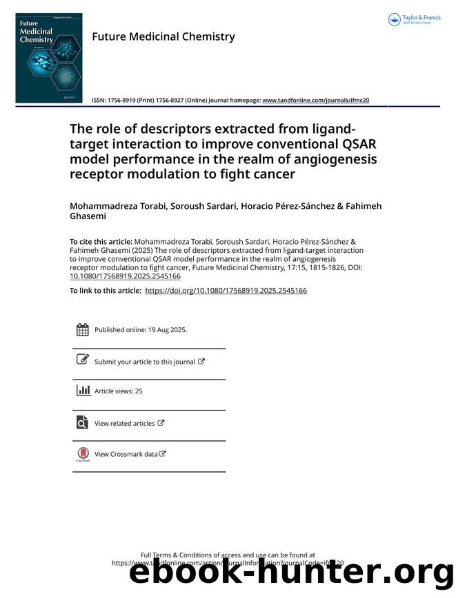 The role of descriptors extracted from ligand-target interaction to improve conventional QSAR model by Mohammadreza Torabi & Soroush Sardari & Horacio Pérez-Sánchez & Fahimeh Ghasemi
