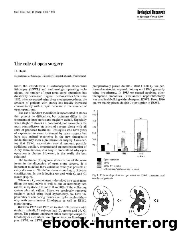 The role of open surgery by Unknown
