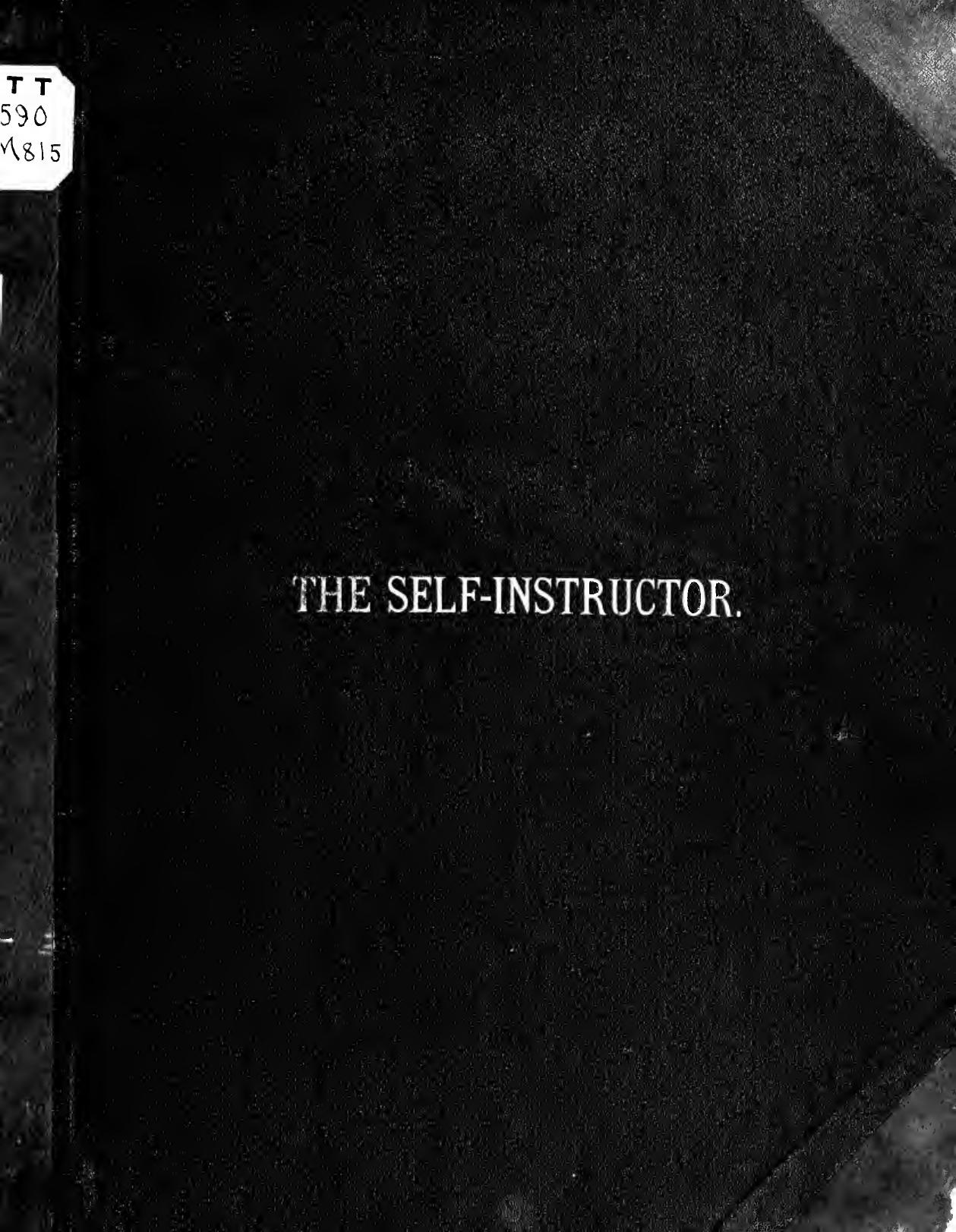 The self-instructor by Moore Charles E