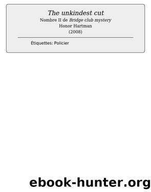 The unkindest cut by Honor Hartman