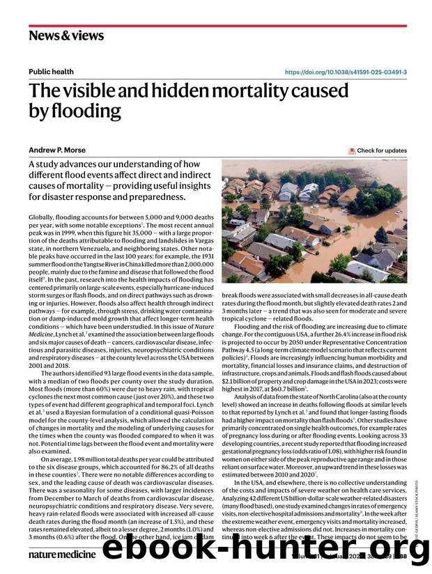 The visible and hidden mortality caused by flooding by Andrew P. Morse
