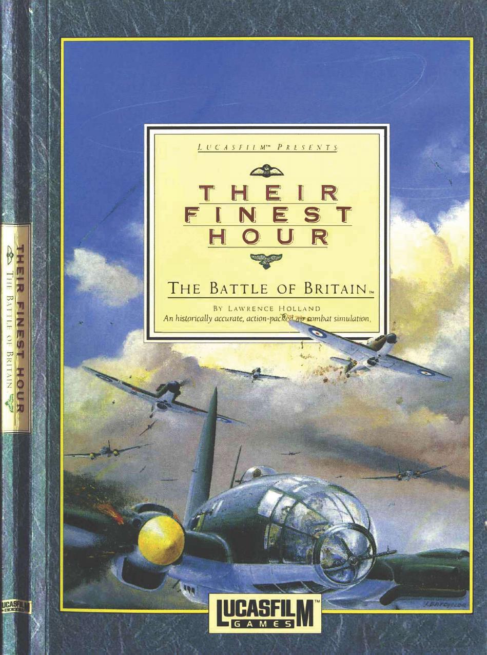 Their Finest Hour: The Battle of Britain - Atari ST - Manual - gamesdatabase.org by gamesdatabase.org