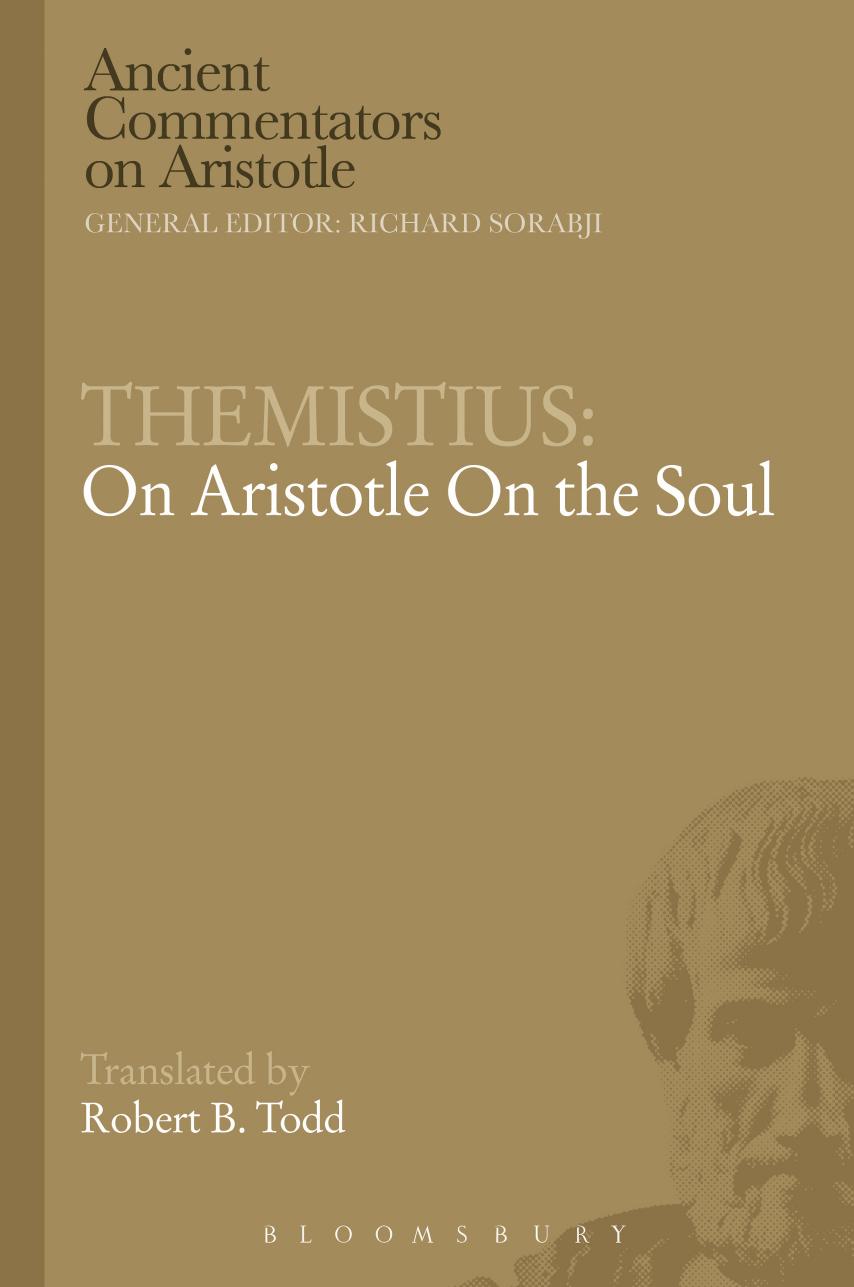 Themistius: On Aristotle On the Soul (repost) by Robert B. Todd