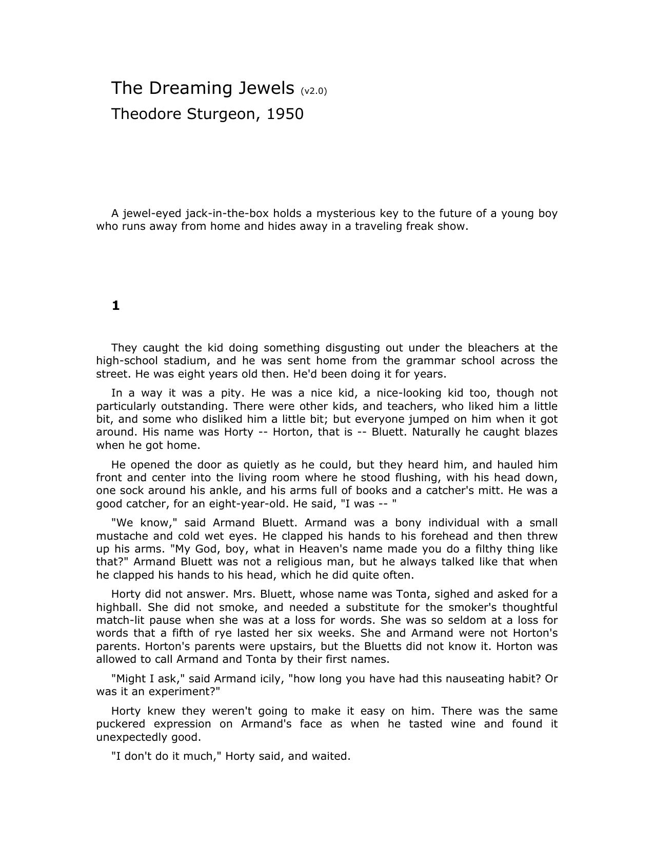 Theodore Sturgeon by harry