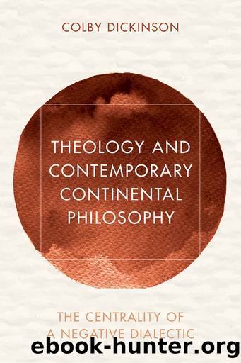 Theology and Contemporary Continental Philosophy by Dickinson Colby