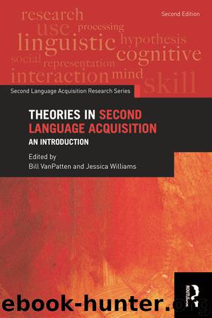 Theories in Second Language Acquisition by Unknown
