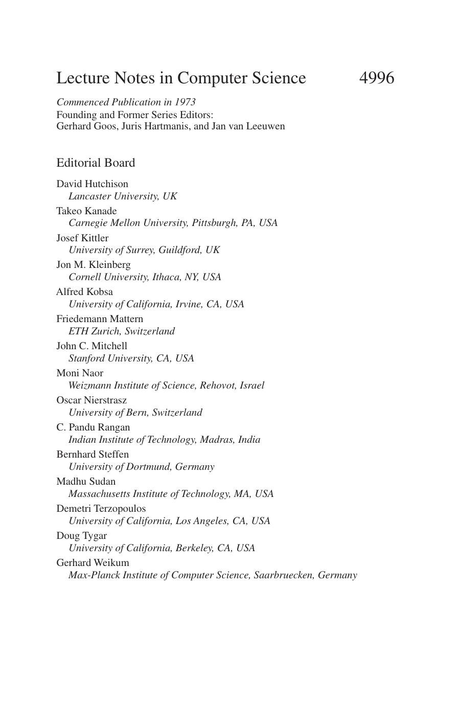 Theory and Applications of Satisfiability Testing – SAT 2008: 11th International Conference, SAT 2008, Guangzhou, China, May 12-15, 2008. Proceedings by Josep Argelich Alba Cabiscol Inês Lynce (auth.) Hans Kleine Büning Xishun Zhao (eds.)