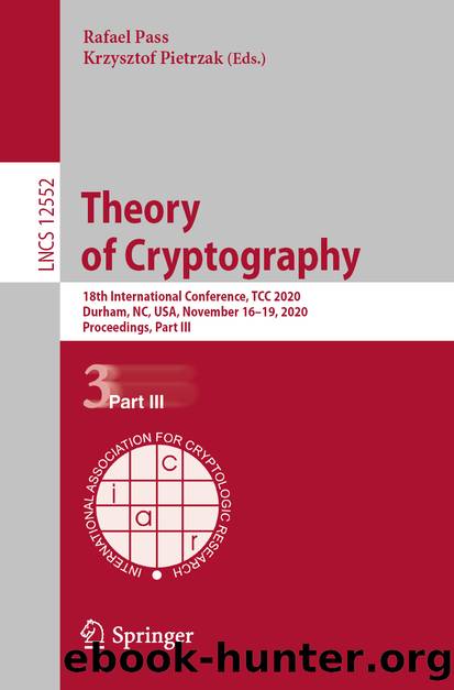 Theory of Cryptography by Unknown