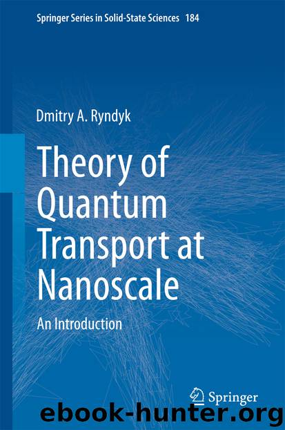 Theory of Quantum Transport at Nanoscale by Dmitry Ryndyk