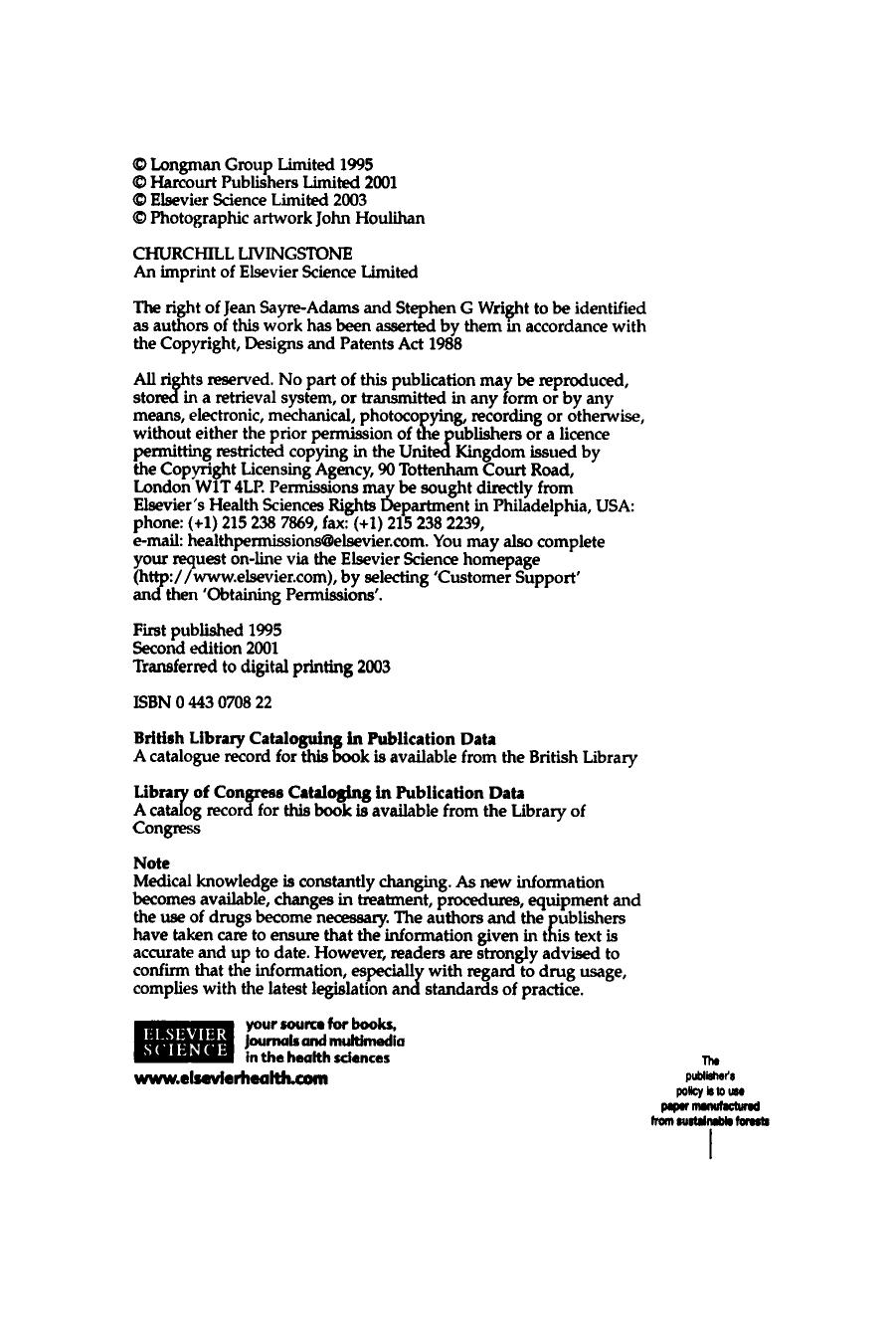 Therapeutic Touch by Jean Sayre-Adams RN RPTT MA and Stephen G Wright RN RCNT DipN Dans MSc RPTT FRCN MBE (Auth.)