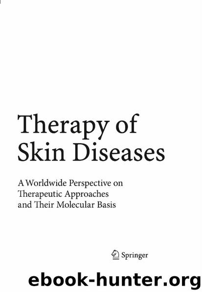 Therapy of Skin Diseases by Thomas Krieg David R. Bickers & Yoshiki Miyachi