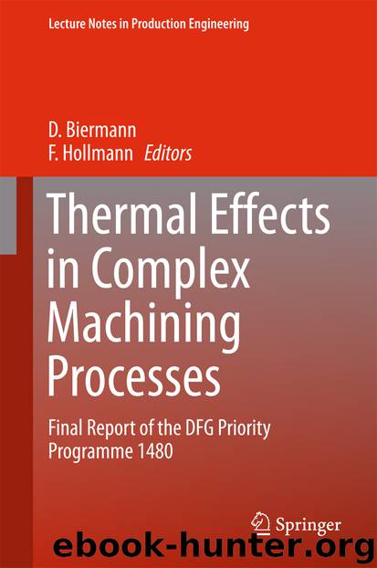 Thermal Effects in Complex Machining Processes by D Biermann & F Hollmann