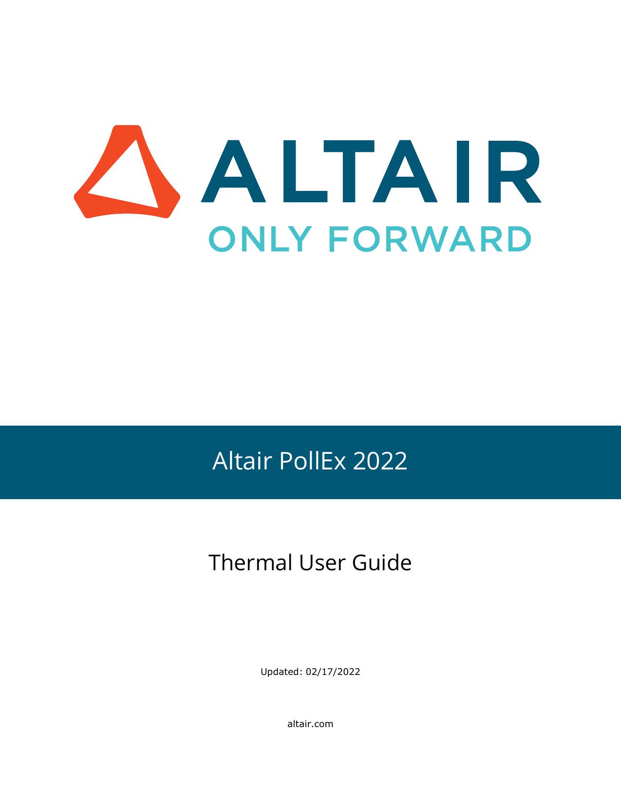 Thermal User Guide by PollEx