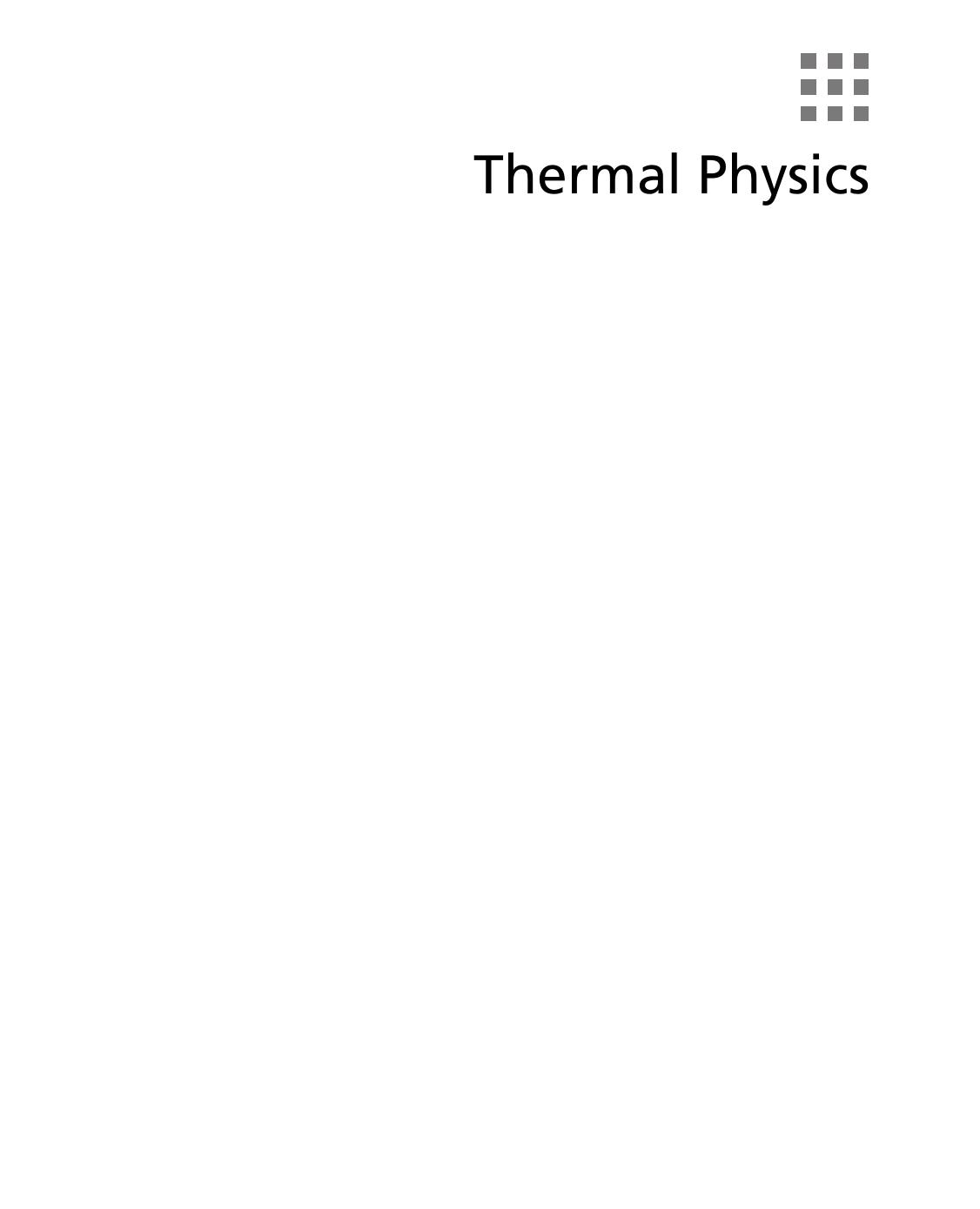 Thermal physics : thermodynamics and statistical mechanics for scientists and engineers by Robert Floyd Sekerka