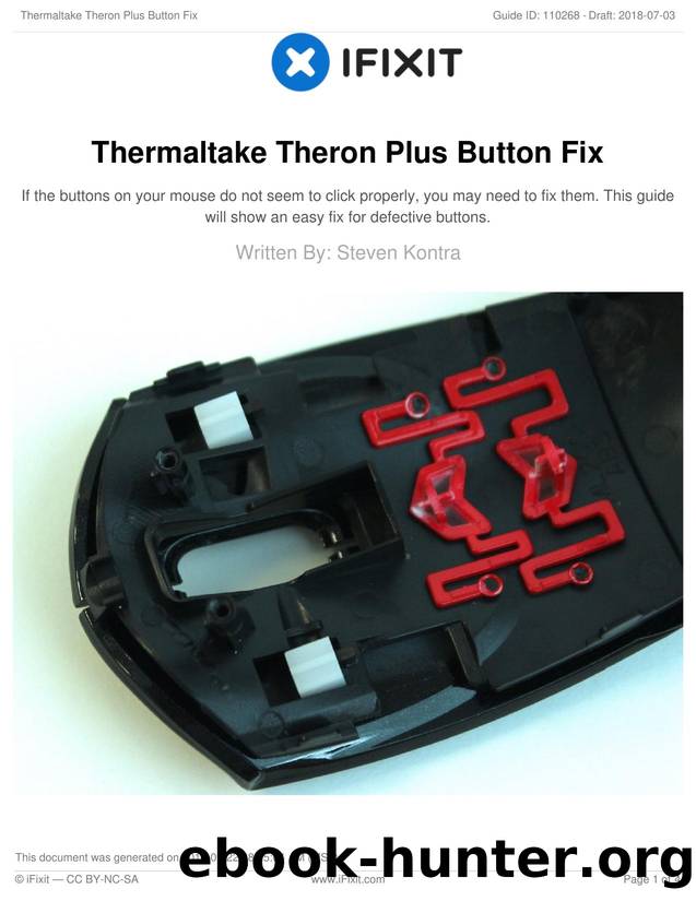 Thermaltake Theron Plus Button Fix by Unknown