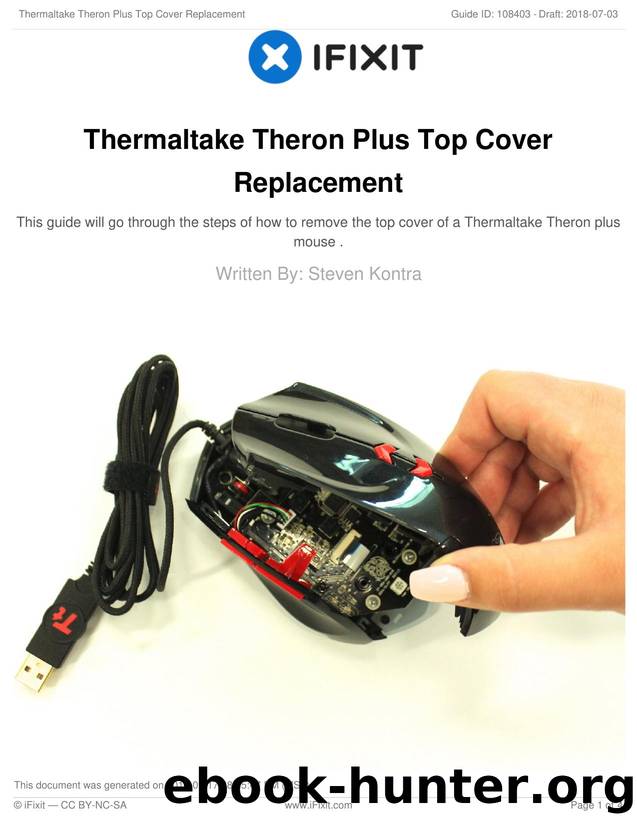 Thermaltake Theron Plus Top Cover Replacement by Unknown