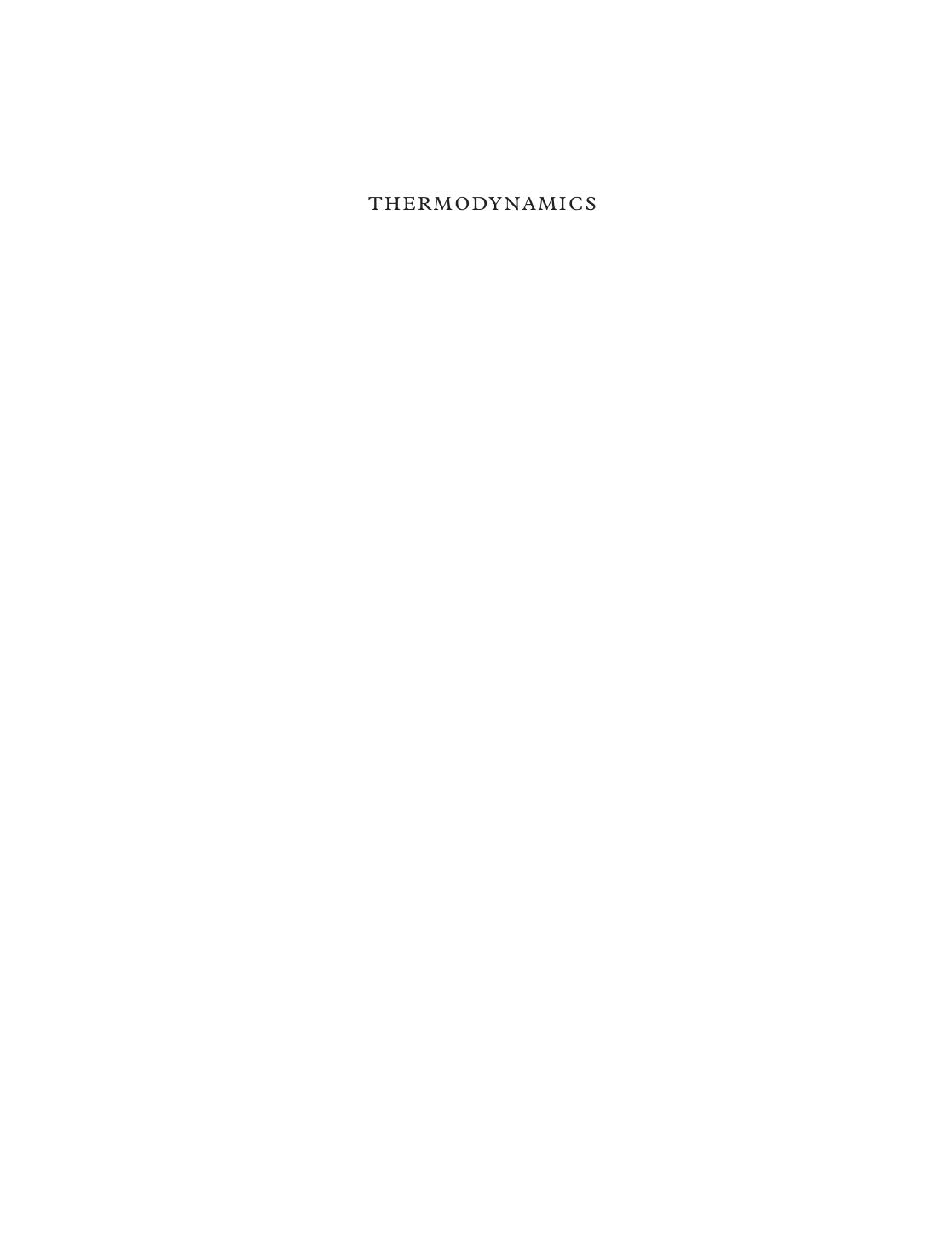 Thermodynamics: A Complete Undergraduate Course by Unknow