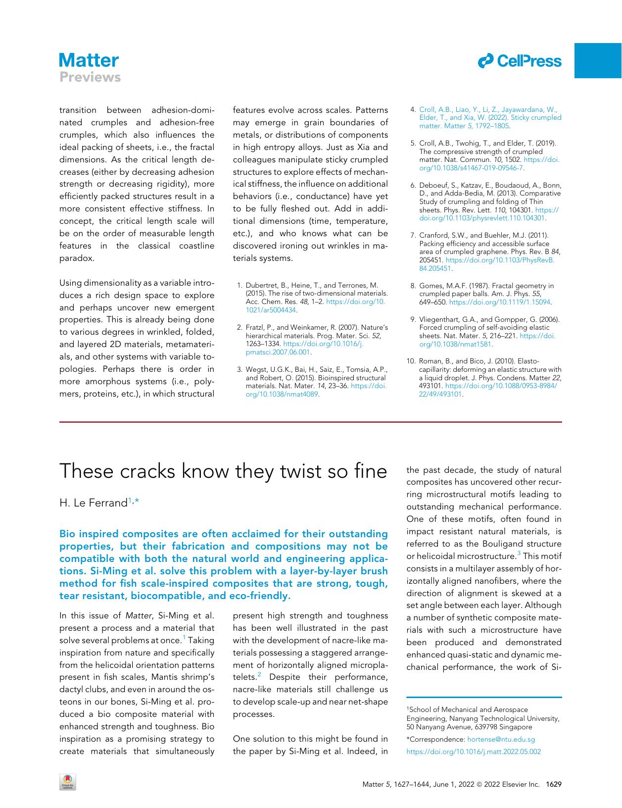 These cracks know they twist so fine by H. Le Ferrand