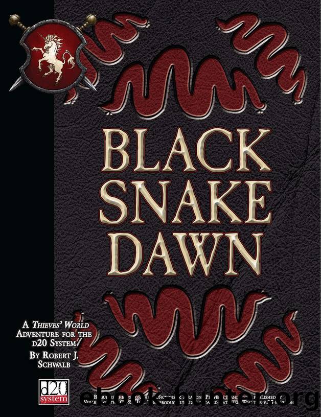 Thieves' World Black Snake Dawn (d20) by Unknown