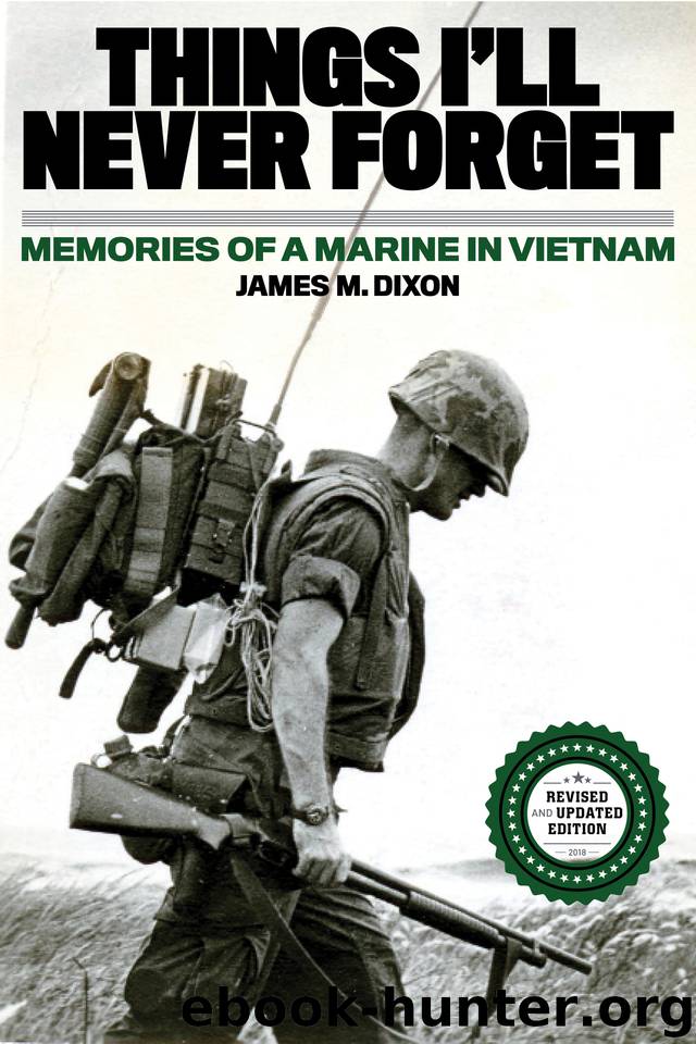 Things I'll Never forget: Memories of a Marine in Viet Nam by Dixon James M