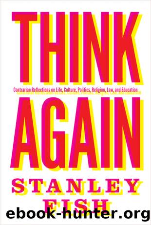 Think Again by Stanley Fish