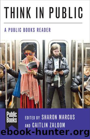 Think in Public by Sharon Marcus