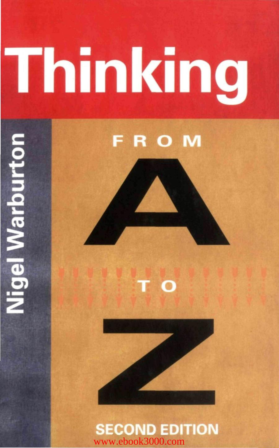 Thinking From A to Z (2nd edition) by Unknow