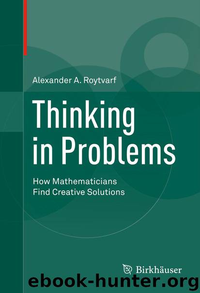 Thinking in Problems by Alexander A. Roytvarf