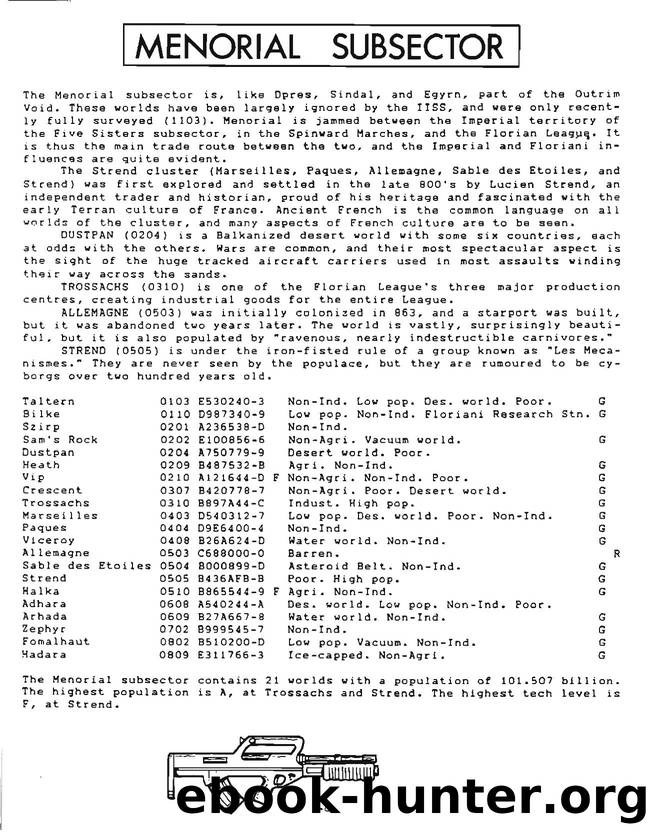 Third Imperium - The Canadian Traveller Magazine - Trojan Reaches by Mike Jackson