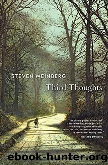Third Thoughts: The Universe We Still Don't Know by Steven Weinberg