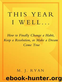 This Year I Will... by M.J. Ryan