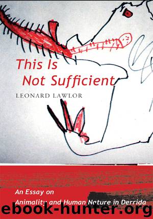 This is Not Sufficient by Leonard Lawlor